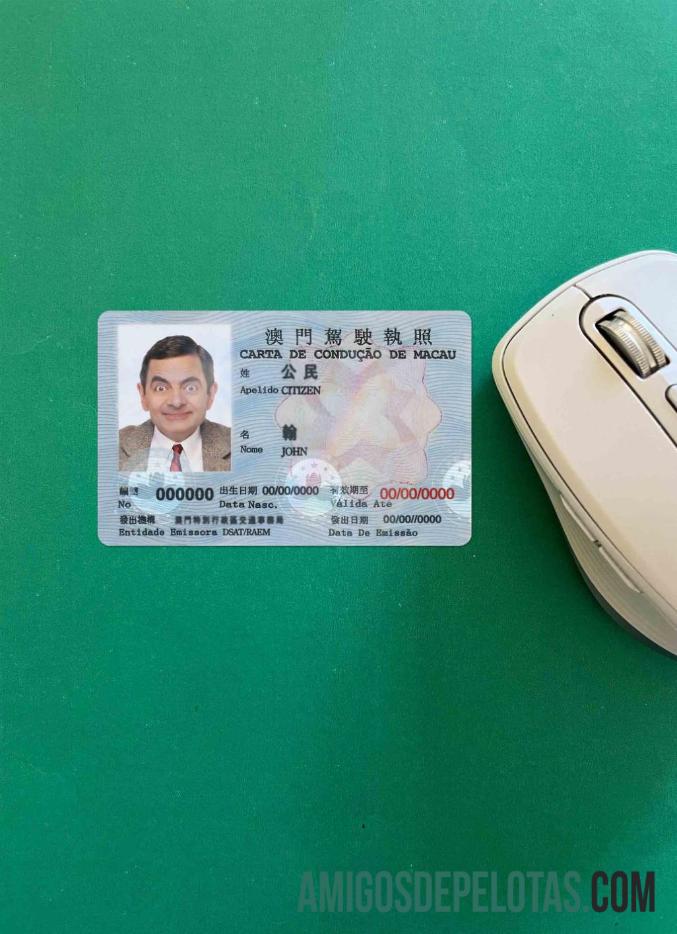 Macau DL fotovisual frontal exemplo real